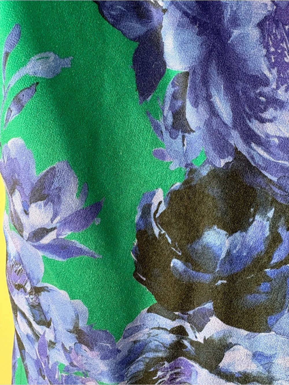 Connected apparel Green Blue Floral slip Dress Sz 12 Romantic Feminine fairycore - Picture 7 of 12